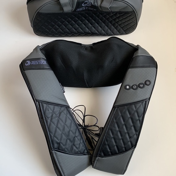 RESTECK Massager for Neck, Back, Shoulder’s with Heat Shiatsu with Travel Bag - Picture 8 of 14